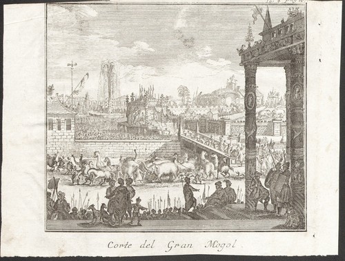 Corte del gran mogol moghul - corte,