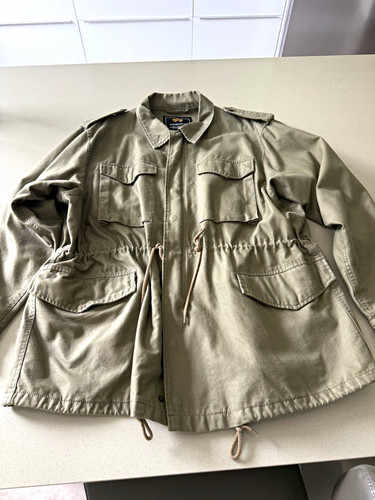 Giacca militare verde uomo