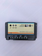 10A DUAL BATTERY SOLAR CHARGE CONTROLLER   CARICATORE 2 BATTERIE SOLARE 10A