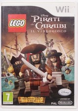 LEGO I PIRATI DEI CARAIBI NINTENDO WII TRIANGOLO BLU GIOCO USATO ITA FR1 89802