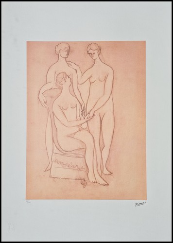Pablo picasso three - three, nudes