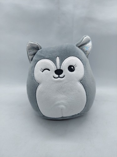 Peluche cane husky grigio - peluche,