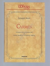 Carmen Bizet Opera Lirica Libretto I grandi de L'Opera De Agostini