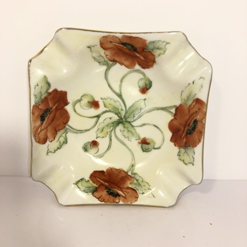 Vtg limoges france poppy - &,