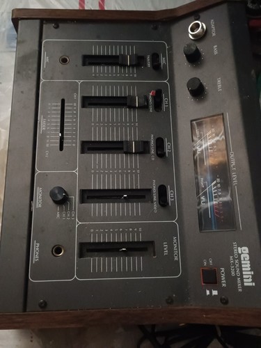 Mixer stereo vintage gemini - dj,