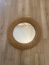 Specchio da Parete in Rattan