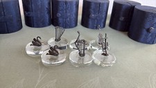 7 SILVER MINIATURES 800 -GLASS
