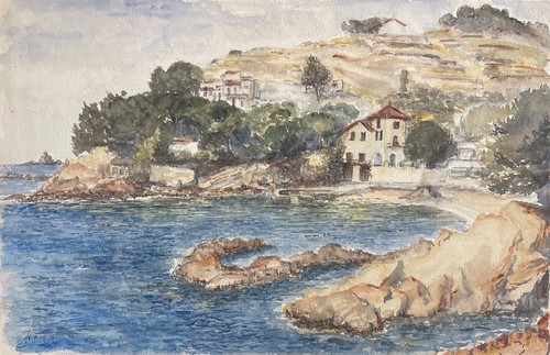 Paesaggio marino verso - paesaggio, 1976
