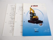 Ammann Yanmar ViO 75 Midibagger Prospekt, Technische Daten, Schaltpläne