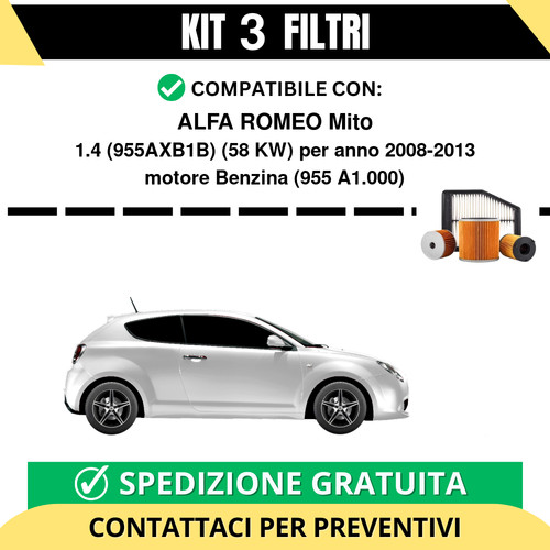 Kit filtri risparmio - filtri, per