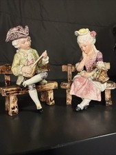 Coppia statuine antiche XIX