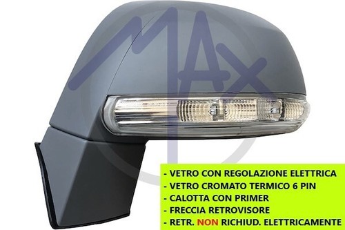 Specchio retrovisore elettrico - retrovisore,