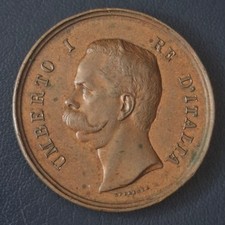 Medaglia Umberto I 1878 Attentato al Re