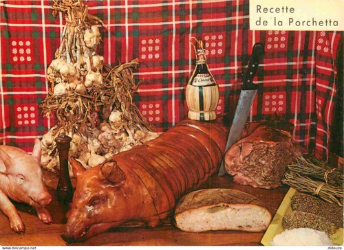 Carte postale recettes - -,