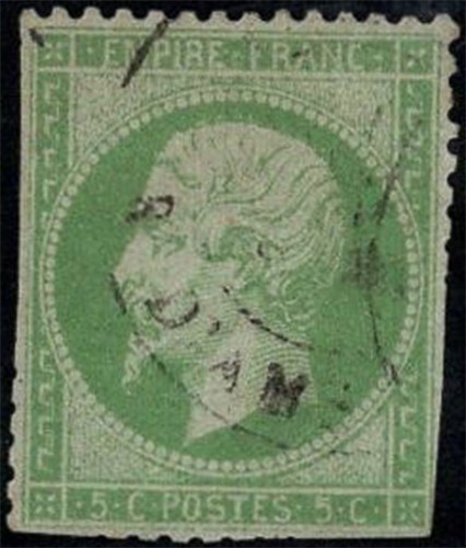 Francia 1862 usato 40 - francia,