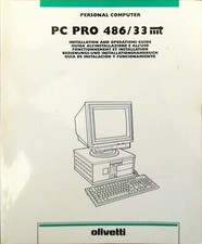PERSONAL COMPUTER PC PRO 486 33 MT OLIVETTI - manuale
