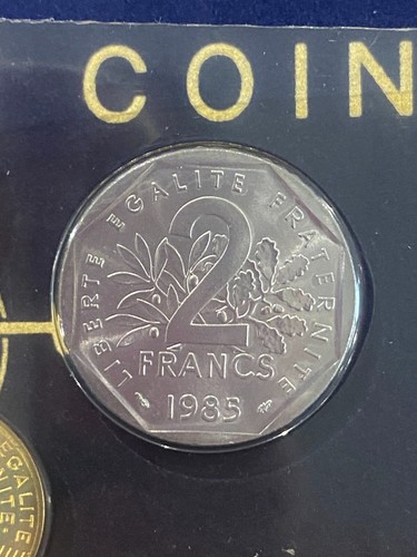 Moneta franchi 1985 unc - moneta,