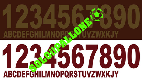 Kit nome numero plastichina - nome, +