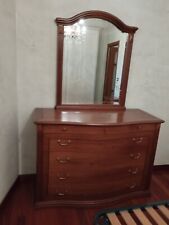 set 2 comodini  comò sponda letto matrimoniale in legno e rete a doghe a fascia