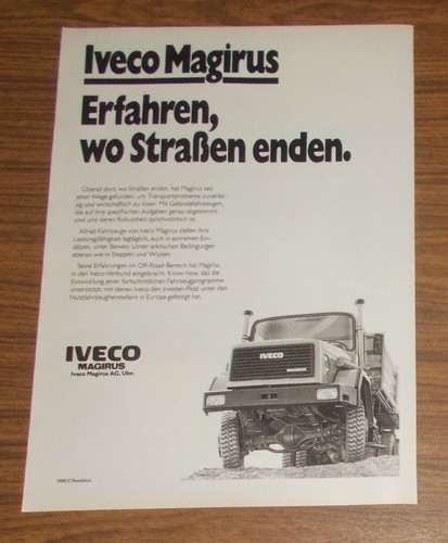 Rara pubblicità camion iveco - rara,