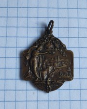 Medaglia bronzo Italia a Tripoli 1911 guerra di Libia Africa incisore Del Bo