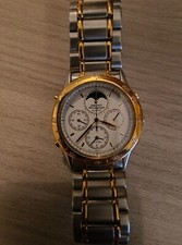 Orologio Seiko 7T36 - 6A30 fasi luna cronografo quarzo cronograph alarm moon