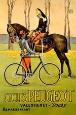 Poster Manifesto Locandina Pubblicità Stampa Vintage Biciclette Francesi Parigi