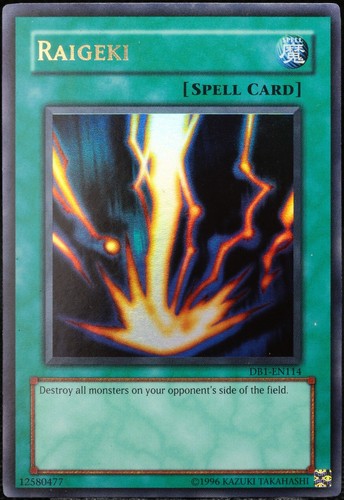 Raigeki db1 en114 - yu-gi-oh!, db1-en114