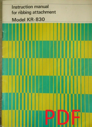 Brother ribbing attacco 830 - ribbing, kr-830