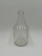 Bottiglia di vetro trasparente