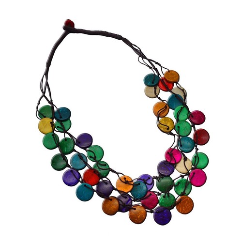 Collana cocco multistrato - cocco,
