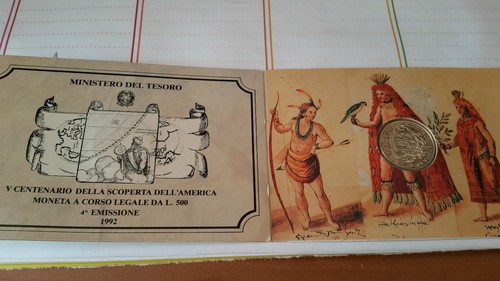 Moneta 500 scoperta - l.500, -scoperta