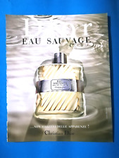 RITAGLIO DI GIORNALE PUBBLICITA' DIOR EAU SAUVAGE PROFUMO DA COLLEZIONE - (141)