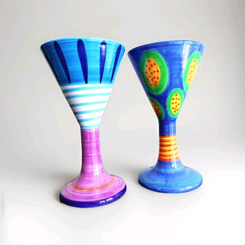 Calici ceramica italiana