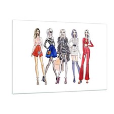 Quadro su Vetro 120x80cm Moda