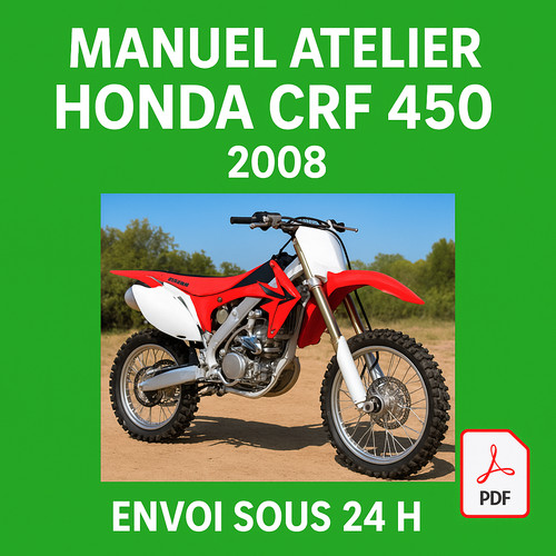 Manuel atelier honda crf 450 - manuel,