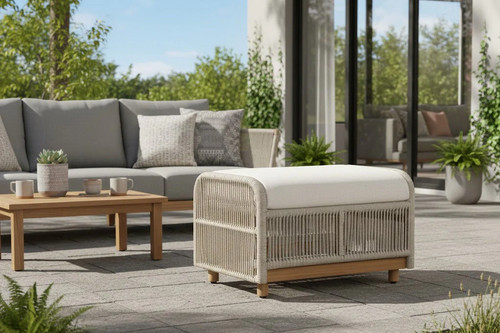 Pouf esterno legno - da,