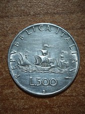 Moneta 500 Lire ARGENTO -