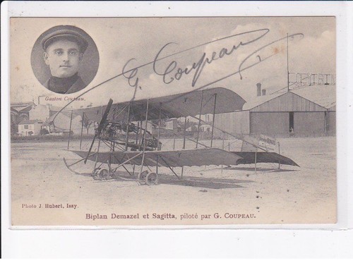 Aviation autographe biplan - aviation, autographe: