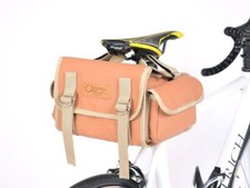 Borsa da sella in tessuto tela