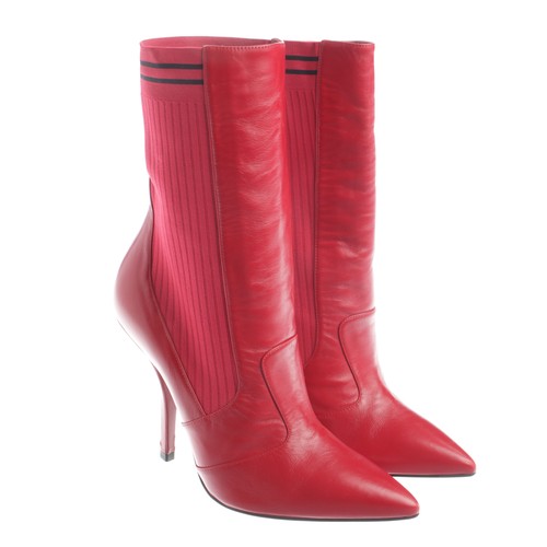 Stivaletti fendi euro rossi - euro,