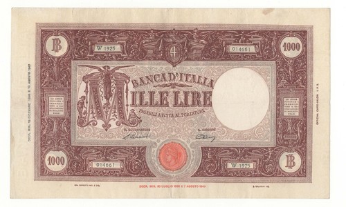 1000 lire grande - (, b.i
