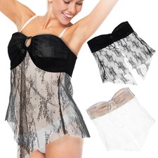 Donne top cami in pizzo senza
