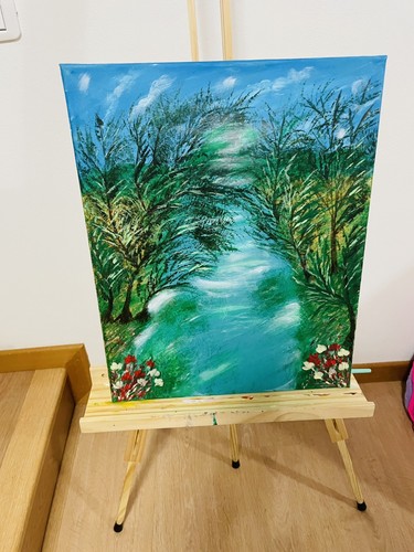 Quadro moderno dipinto - a, mano