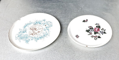 Piatto due made porcelana - piatto,