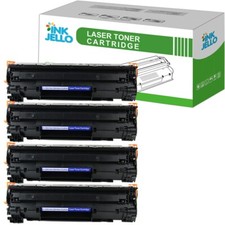 4 Cartucce Toner Nero per HP