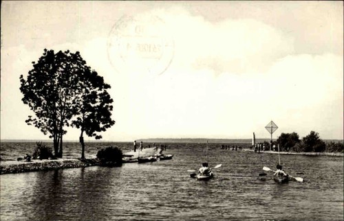Isola usedom cartolina 1966 - isola,