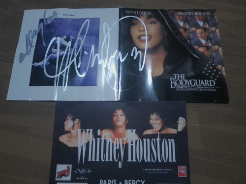 Whitney houston autograph - whitney, cd