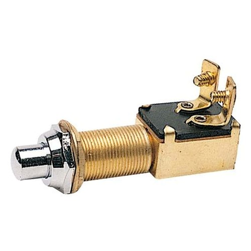 Pulsante ottone cromato - , m