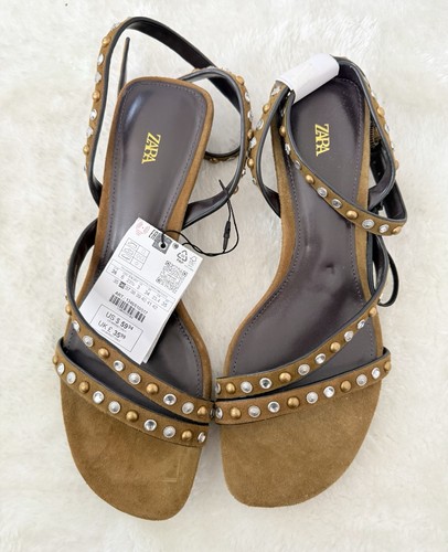 Sandali zara split - split, scamosciati